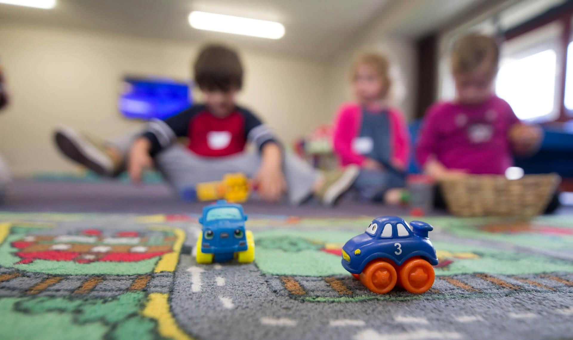 children playing in daycare